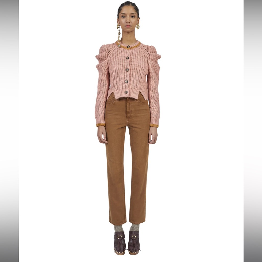 Ulla Johnson Elle Cardigan in Rosewood Size: L, NWT